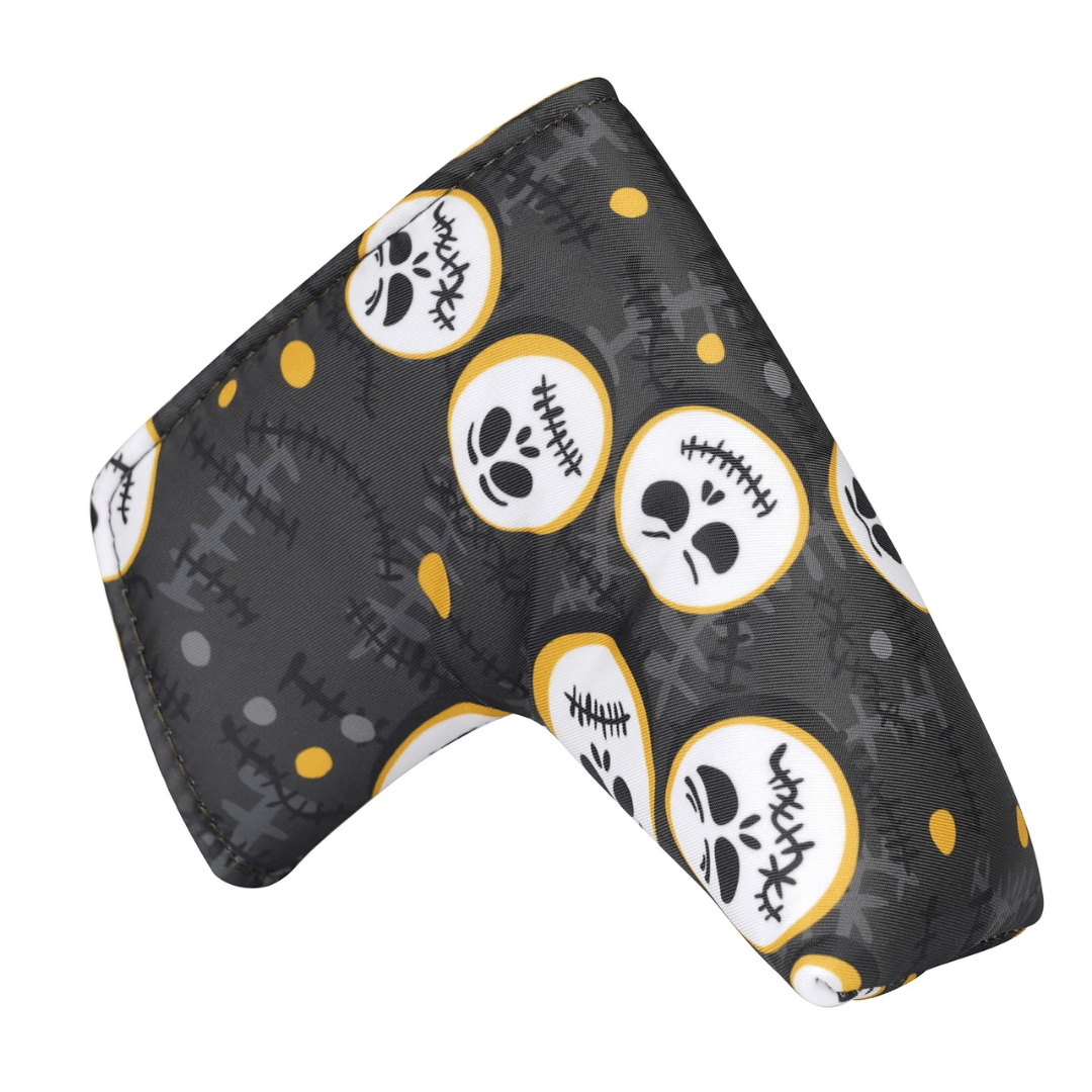 BLACK FABRIC GRIMACE PUTTER GOLF HEADCOVER - Funky HeadcoversBLACK FABRIC GRIMACE PUTTER GOLF HEADCOVERFunky HeadcoversFunky HeadcoversB8300304BLACK FABRIC GRIMACE PUTTER GOLF HEADCOVER
