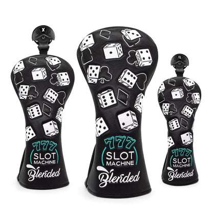 777 LUCKY DICE HEADCOVERS - Funky Headcovers777 LUCKY DICE HEADCOVERSHeadcoverFunky HeadcoversFunky Headcovers777 LUCKY DICE HEADCOVERS