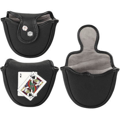 ACE AND JACK BLACK MALLET PUTTER HEAD COVER - Funky HeadcoversACE AND JACK BLACK MALLET PUTTER HEAD COVERFunky HeadcoversFunky HeadcoversB6008652ACE AND JACK BLACK MALLET PUTTER HEAD COVER