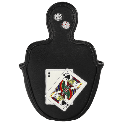 ACE AND JACK BLACK MALLET PUTTER HEAD COVER - Funky HeadcoversACE AND JACK BLACK MALLET PUTTER HEAD COVERFunky HeadcoversFunky HeadcoversB6008652ACE AND JACK BLACK MALLET PUTTER HEAD COVER