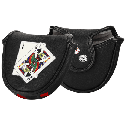 ACE AND JACK BLACK MALLET PUTTER HEAD COVER - Funky HeadcoversACE AND JACK BLACK MALLET PUTTER HEAD COVERFunky HeadcoversFunky HeadcoversB6008652ACE AND JACK BLACK MALLET PUTTER HEAD COVER
