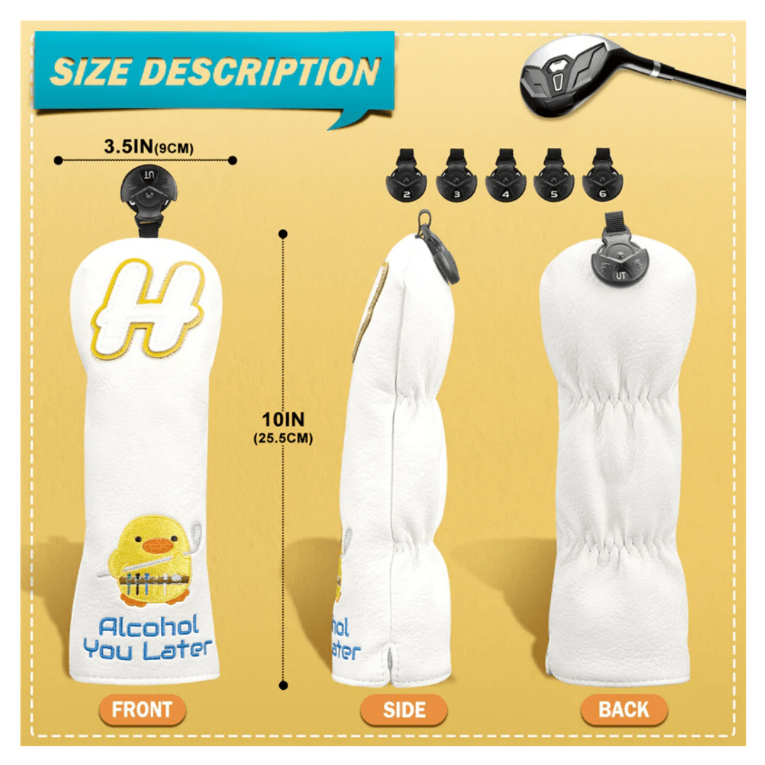 ALCOHOL YOU LATER GOLF HEAD COVERS SET (DRIVER+FARIWAY+HYBRID) - Funky HeadcoversALCOHOL YOU LATER GOLF HEAD COVERS SET (DRIVER+FARIWAY+HYBRID)Funky HeadcoversFunky Headcovers6008705DRIVERALCOHOL YOU LATER GOLF HEAD COVERS SET (DRIVER+FARIWAY+HYBRID)