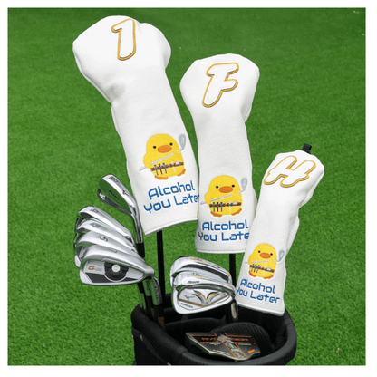 ALCOHOL YOU LATER GOLF HEAD COVERS SET (DRIVER+FARIWAY+HYBRID) - Funky HeadcoversALCOHOL YOU LATER GOLF HEAD COVERS SET (DRIVER+FARIWAY+HYBRID)Funky HeadcoversFunky Headcovers6008705DRIVERALCOHOL YOU LATER GOLF HEAD COVERS SET (DRIVER+FARIWAY+HYBRID)