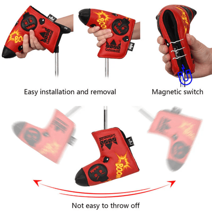 ANGRY BOMBS GOLF PUTTER BLADE HEAD COVER - Funky HeadcoversANGRY BOMBS GOLF PUTTER BLADE HEAD COVERFunky HeadcoversFunky HeadcoversB6008411ANGRY BOMBS GOLF PUTTER BLADE HEAD COVER