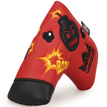 ANGRY BOMBS GOLF PUTTER BLADE HEAD COVER - Funky HeadcoversANGRY BOMBS GOLF PUTTER BLADE HEAD COVERFunky HeadcoversFunky HeadcoversB6008411ANGRY BOMBS GOLF PUTTER BLADE HEAD COVER