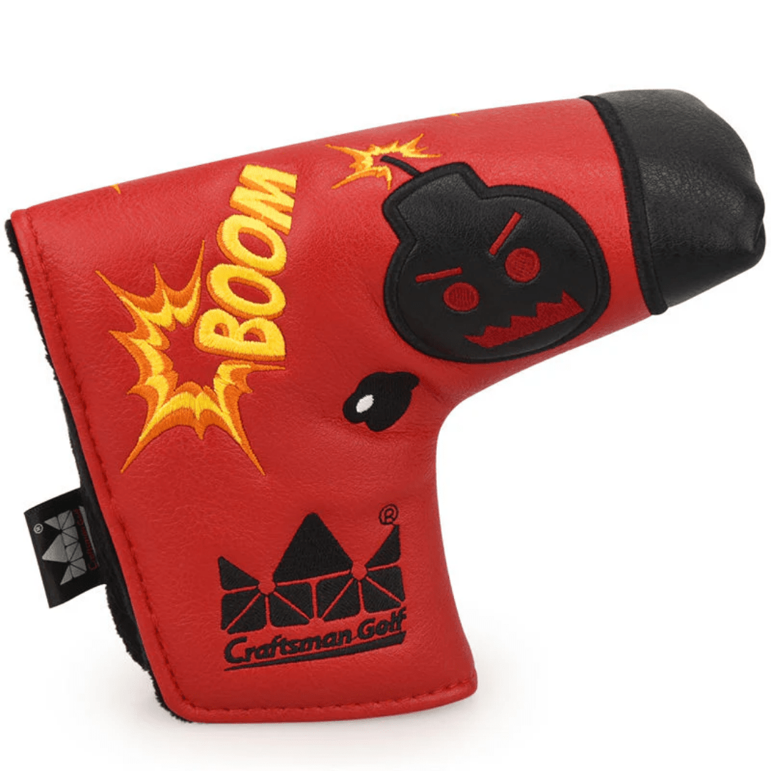 ANGRY BOMBS GOLF PUTTER BLADE HEAD COVER - Funky HeadcoversANGRY BOMBS GOLF PUTTER BLADE HEAD COVERFunky HeadcoversFunky HeadcoversB6008411ANGRY BOMBS GOLF PUTTER BLADE HEAD COVER