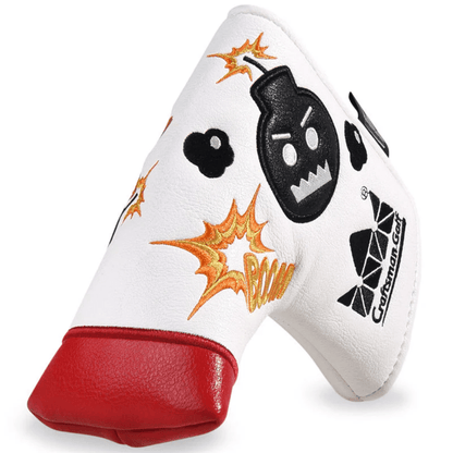 ANGRY BOMBS GOLF PUTTER BLADE HEAD COVER - Funky HeadcoversANGRY BOMBS GOLF PUTTER BLADE HEAD COVERFunky HeadcoversFunky HeadcoversB6008411ANGRY BOMBS GOLF PUTTER BLADE HEAD COVER