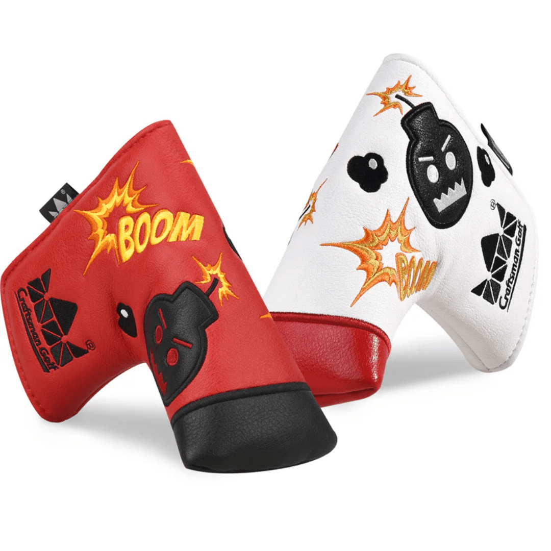 ANGRY BOMBS GOLF PUTTER BLADE HEAD COVER - Funky HeadcoversANGRY BOMBS GOLF PUTTER BLADE HEAD COVERFunky HeadcoversFunky HeadcoversB6008411ANGRY BOMBS GOLF PUTTER BLADE HEAD COVER