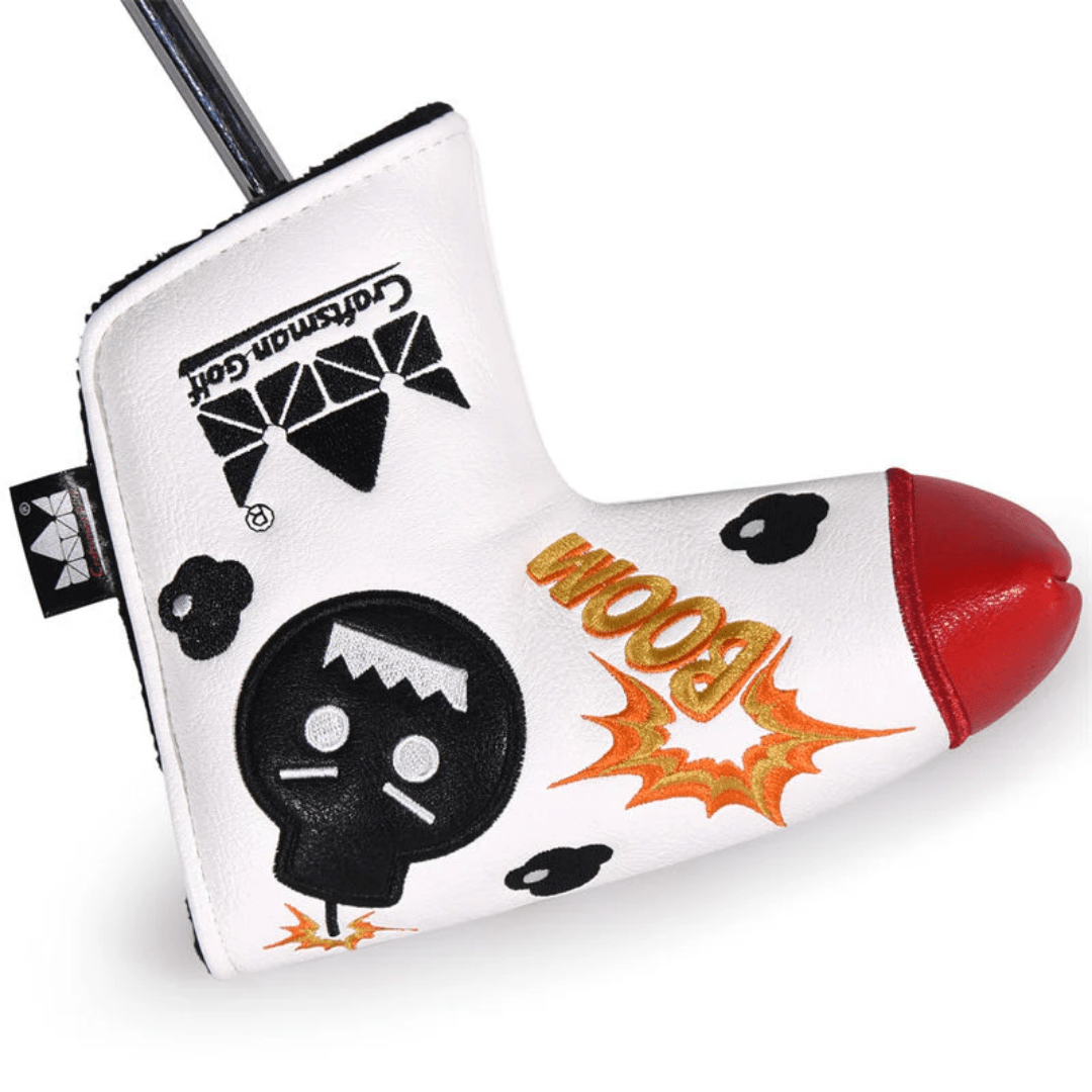 ANGRY BOMBS GOLF PUTTER BLADE HEAD COVER - Funky HeadcoversANGRY BOMBS GOLF PUTTER BLADE HEAD COVERFunky HeadcoversFunky HeadcoversB6008411ANGRY BOMBS GOLF PUTTER BLADE HEAD COVER