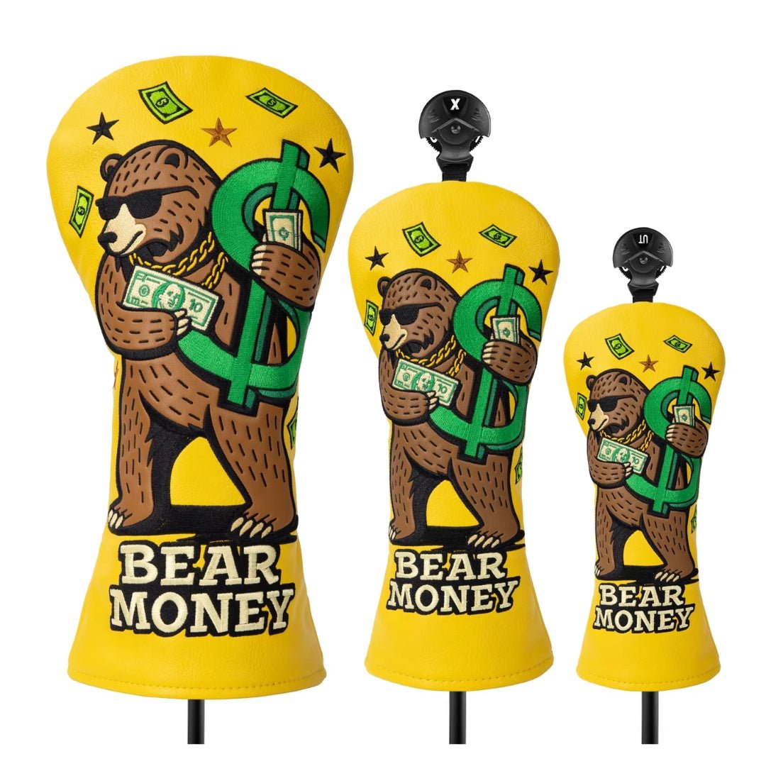 BEAR MONEY HEADCOVERS - Funky HeadcoversBEAR MONEY HEADCOVERSHeadcoverFunky HeadcoversFunky HeadcoversBEAR MONEY HEADCOVERS