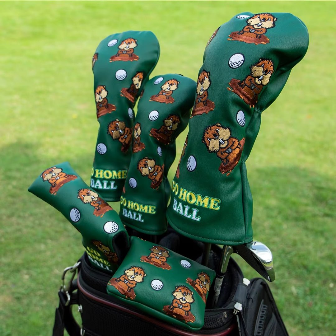 BEAVER GREEN HEADCOVERS - Funky HeadcoversBEAVER GREEN HEADCOVERSHeadcoverFunky HeadcoversFunky HeadcoversBEAVER GREEN HEADCOVERS