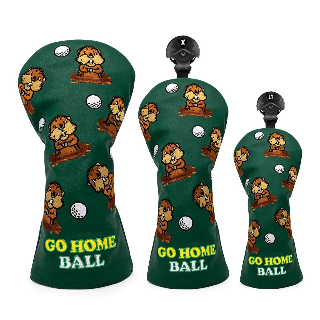 BEAVER GREEN HEADCOVERS - Funky HeadcoversBEAVER GREEN HEADCOVERSHeadcoverFunky HeadcoversFunky HeadcoversBEAVER GREEN HEADCOVERS