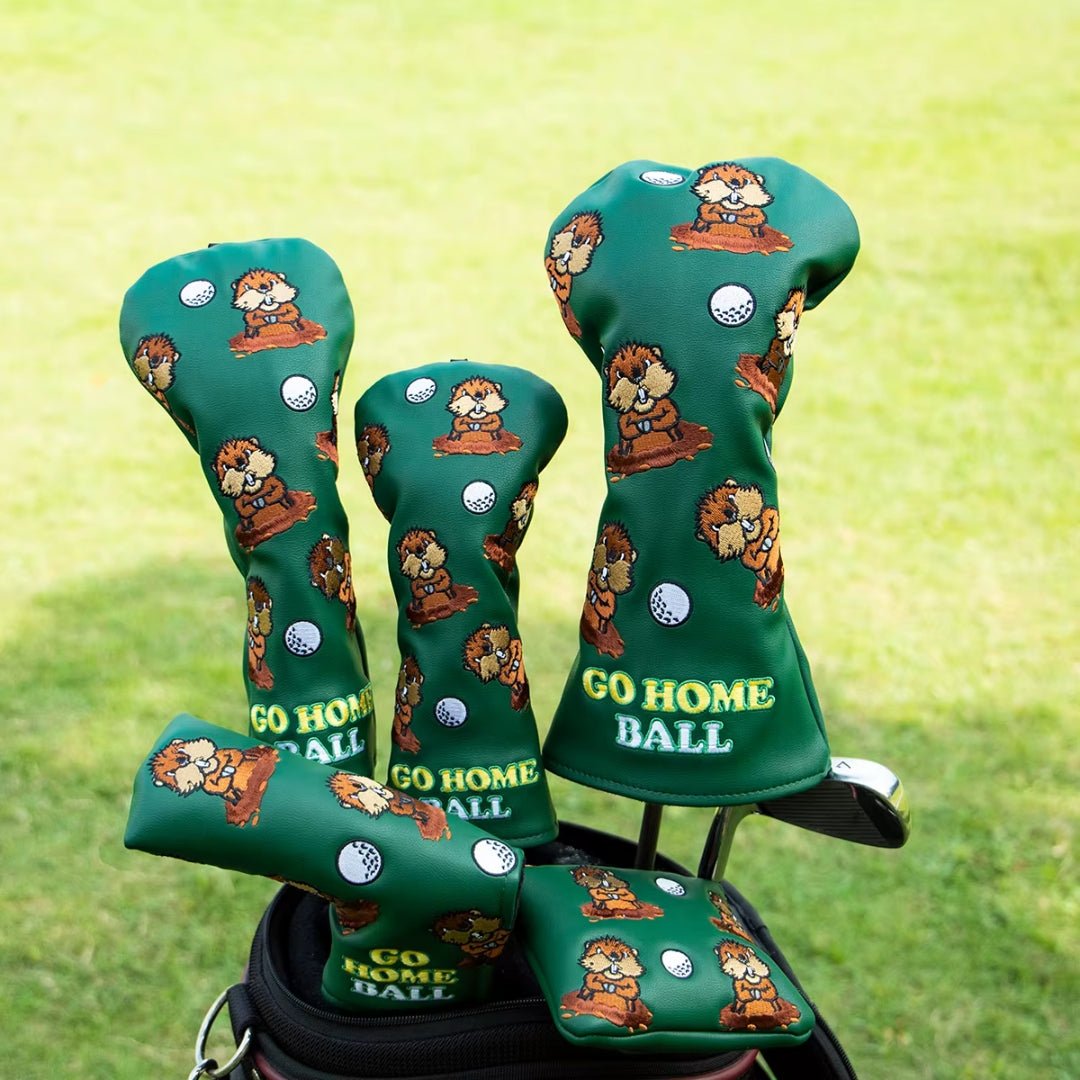 BEAVER GREEN HEADCOVERS - Funky HeadcoversBEAVER GREEN HEADCOVERSHeadcoverFunky HeadcoversFunky HeadcoversBEAVER GREEN HEADCOVERS