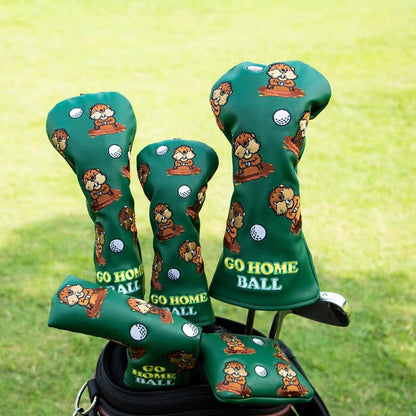 BEAVER GREEN HEADCOVERS - Funky HeadcoversBEAVER GREEN HEADCOVERSHeadcoverFunky HeadcoversFunky HeadcoversBEAVER GREEN HEADCOVERS