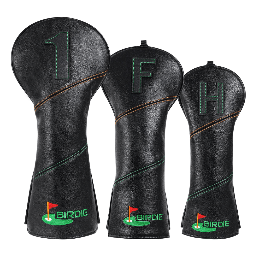 BIRDIE BLACK GOLF HEAD COVER SET - Funky HeadcoversBIRDIE BLACK GOLF HEAD COVER SETFunky HeadcoversFunky Headcovers6010524DRIVERBIRDIE BLACK GOLF HEAD COVER SET