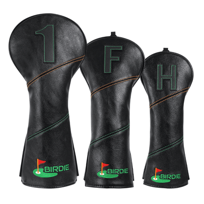 BIRDIE BLACK GOLF HEAD COVER SET - Funky HeadcoversBIRDIE BLACK GOLF HEAD COVER SETFunky HeadcoversFunky Headcovers6010524DRIVERBIRDIE BLACK GOLF HEAD COVER SET