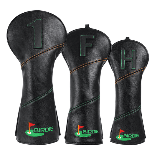 BIRDIE BLACK GOLF HEAD COVER SET - Funky HeadcoversBIRDIE BLACK GOLF HEAD COVER SETFunky HeadcoversFunky Headcovers6010524DRIVERBIRDIE BLACK GOLF HEAD COVER SET