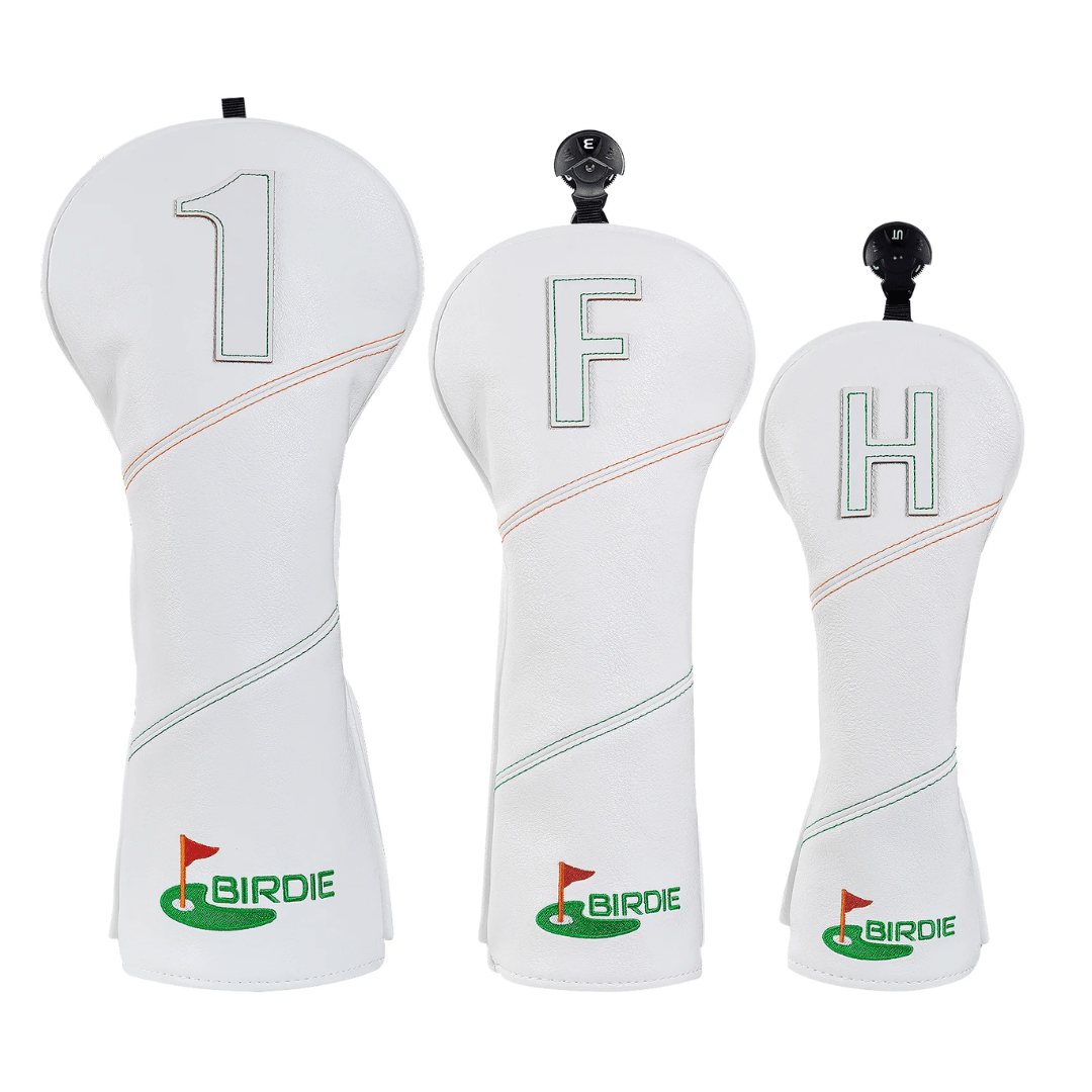 BIRDIE WHITE GOLF HEAD COVER SET - Funky HeadcoversBIRDIE WHITE GOLF HEAD COVER SETFunky HeadcoversFunky Headcovers6010521DRIVERBIRDIE WHITE GOLF HEAD COVER SET