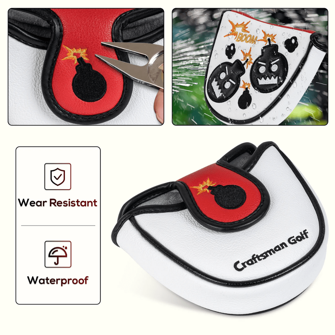 BLACK BOMB MALLET PUTTER HEAD COVER - Funky HeadcoversBLACK BOMB MALLET PUTTER HEAD COVERfunky-headcovers-store-build-klvj8Funky HeadcoversB6010251BLACK BOMB MALLET PUTTER HEAD COVER