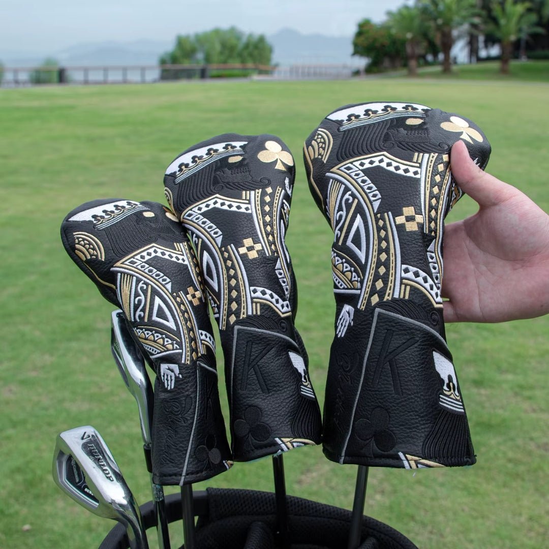 BLACK CARDS HEADCOVERS - Funky HeadcoversBLACK CARDS HEADCOVERSHeadcoverFunky HeadcoversFunky HeadcoversBLACK CARDS HEADCOVERS