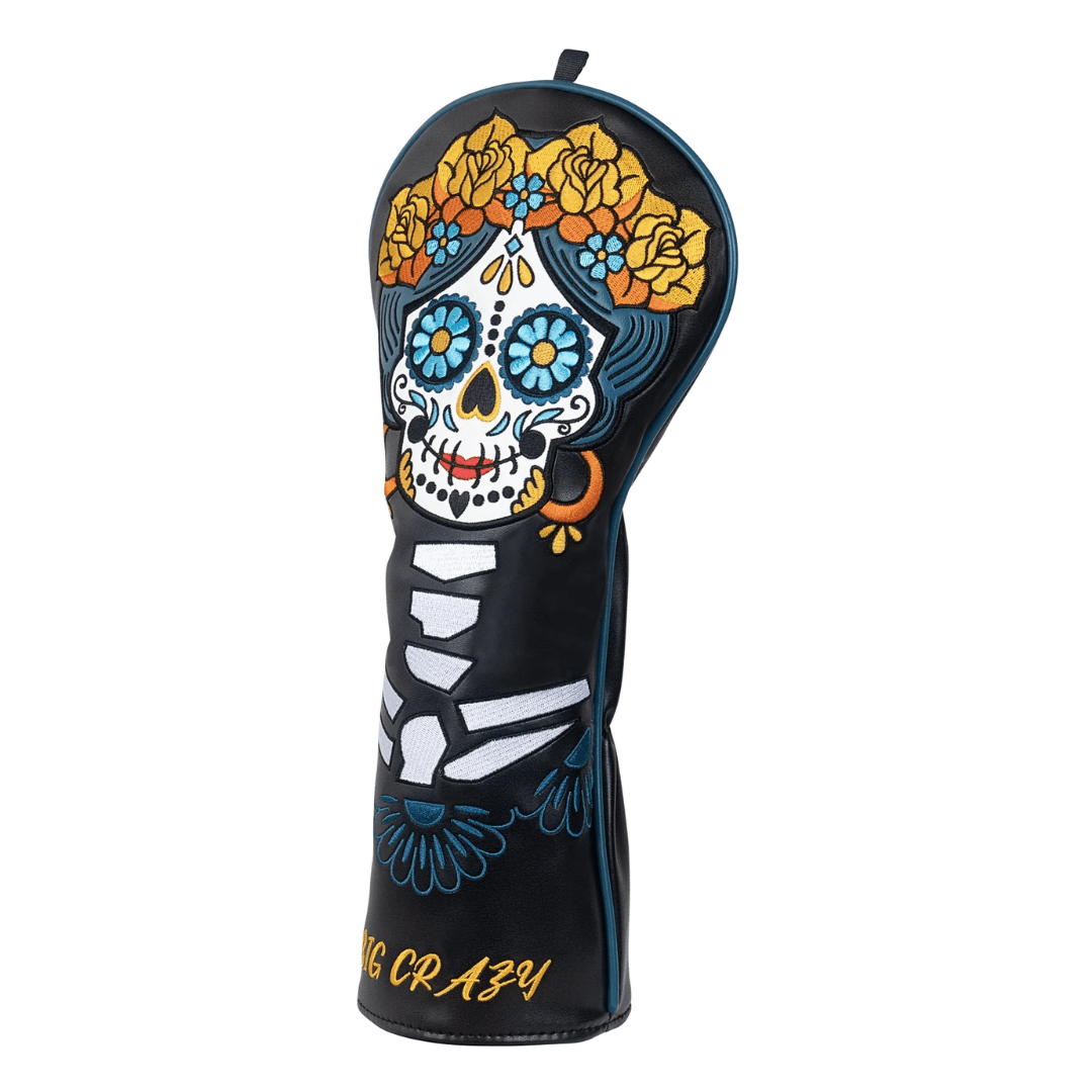 BLACK DAY OF THE DEAD EMBROIDERED WOODEN HEAD COVER - Funky HeadcoversBLACK DAY OF THE DEAD EMBROIDERED WOODEN HEAD COVERFunky HeadcoversFunky Headcovers6010542BLACK DAY OF THE DEAD EMBROIDERED WOODEN HEAD COVER