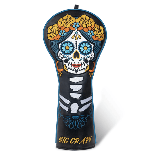 BLACK DAY OF THE DEAD EMBROIDERED WOODEN HEAD COVER - Funky HeadcoversBLACK DAY OF THE DEAD EMBROIDERED WOODEN HEAD COVERFunky HeadcoversFunky Headcovers6010542BLACK DAY OF THE DEAD EMBROIDERED WOODEN HEAD COVER