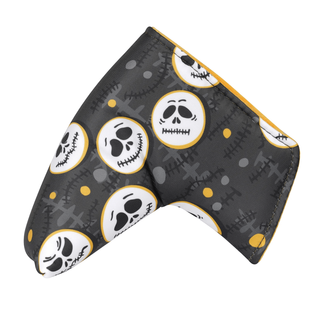 BLACK FABRIC GRIMACE PUTTER GOLF HEADCOVER - Funky HeadcoversBLACK FABRIC GRIMACE PUTTER GOLF HEADCOVERFunky HeadcoversFunky HeadcoversB8300304BLACK FABRIC GRIMACE PUTTER GOLF HEADCOVER