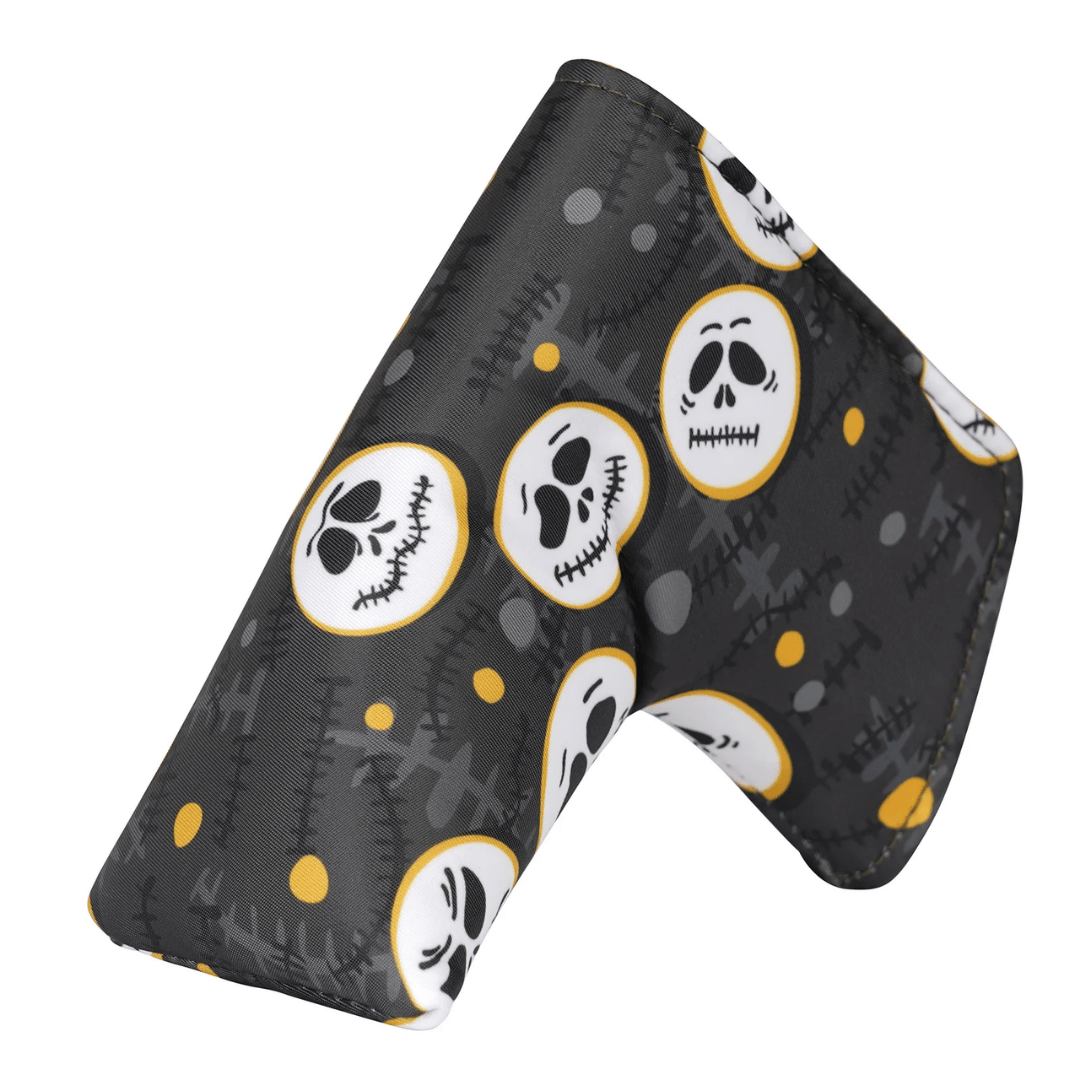 BLACK FABRIC GRIMACE PUTTER GOLF HEADCOVER - Funky HeadcoversBLACK FABRIC GRIMACE PUTTER GOLF HEADCOVERFunky HeadcoversFunky HeadcoversB8300304BLACK FABRIC GRIMACE PUTTER GOLF HEADCOVER