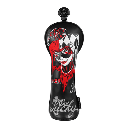 BLACK JOKER CLOWN FEMALE WOOD GOLF HEADCOVERS - Funky HeadcoversBLACK JOKER CLOWN FEMALE WOOD GOLF HEADCOVERSFunky HeadcoversFunky Headcovers6010518DRIVERBLACK JOKER CLOWN FEMALE WOOD GOLF HEADCOVERS