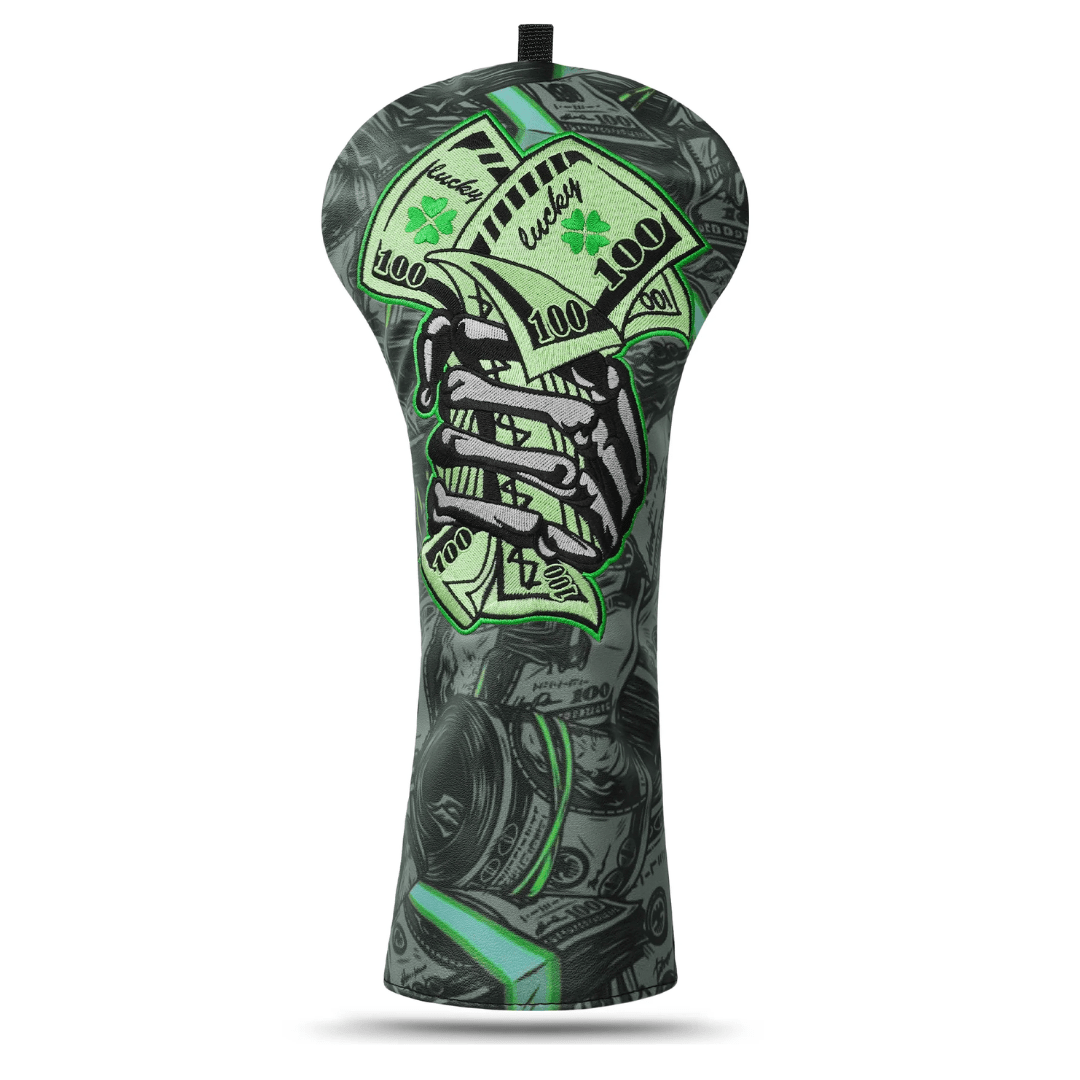 BLACK LUCKY COIN DRIVER HEAD COVER SET - Funky HeadcoversBLACK LUCKY COIN DRIVER HEAD COVER SETFunky HeadcoversFunky Headcovers6010830DRIVERBLACK LUCKY COIN DRIVER HEAD COVER SET