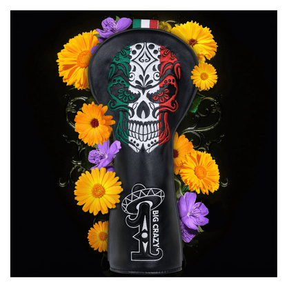 BLACK MEXICAN DAY OF THE DEAD GOLF HEAD COVER SET - Funky HeadcoversBLACK MEXICAN DAY OF THE DEAD GOLF HEAD COVER SETFunky HeadcoversFunky Headcovers6010541DRIVERBLACK MEXICAN DAY OF THE DEAD GOLF HEAD COVER SET