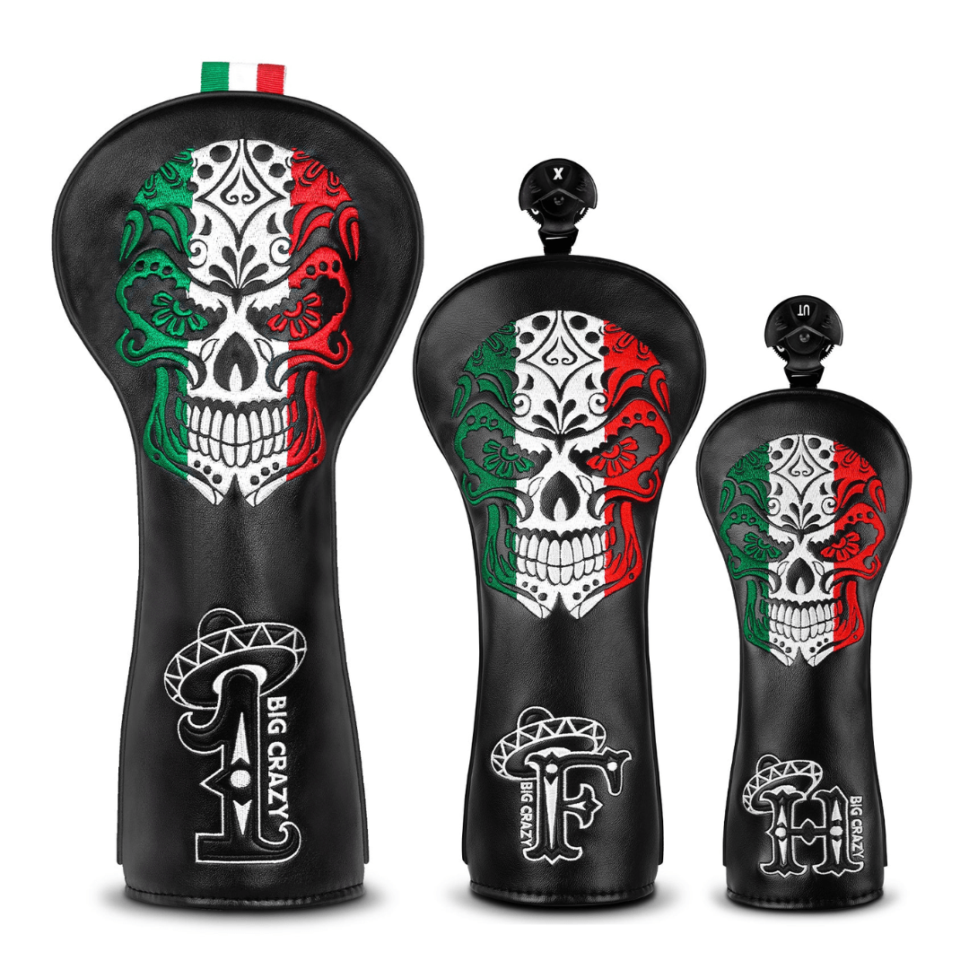 BLACK MEXICAN DAY OF THE DEAD GOLF HEAD COVER SET - Funky HeadcoversBLACK MEXICAN DAY OF THE DEAD GOLF HEAD COVER SETFunky HeadcoversFunky Headcovers6010541DRIVERBLACK MEXICAN DAY OF THE DEAD GOLF HEAD COVER SET