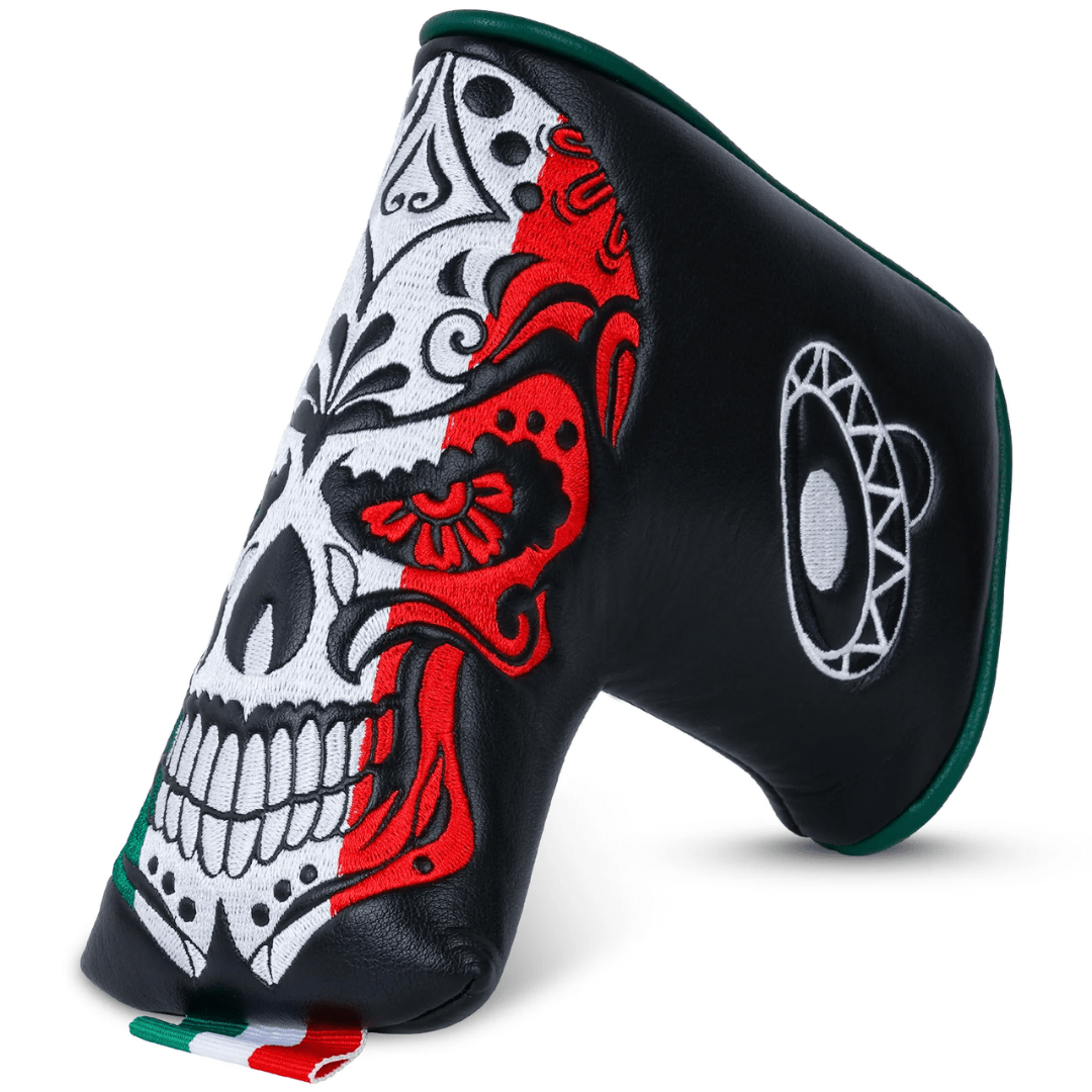 BLACK MEXICAN DAY OF THE DEAD PUTTER GOLF HEAD COVER - Funky HeadcoversBLACK MEXICAN DAY OF THE DEAD PUTTER GOLF HEAD COVERFunky HeadcoversFunky HeadcoversB6011225BLACK MEXICAN DAY OF THE DEAD PUTTER GOLF HEAD COVER