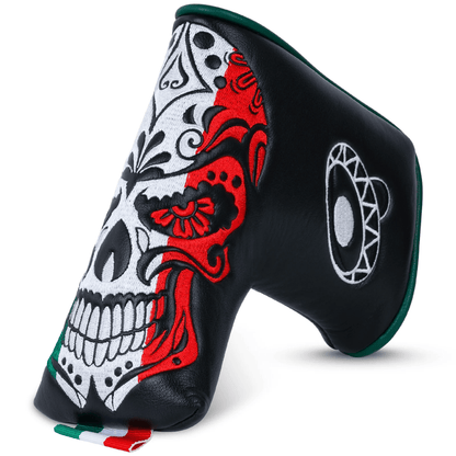 BLACK MEXICAN DAY OF THE DEAD PUTTER GOLF HEAD COVER - Funky HeadcoversBLACK MEXICAN DAY OF THE DEAD PUTTER GOLF HEAD COVERFunky HeadcoversFunky HeadcoversB6011225BLACK MEXICAN DAY OF THE DEAD PUTTER GOLF HEAD COVER