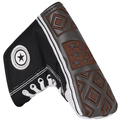 BLACK OXFORD CLOTH SHOES BLADE PUTTER HEAD COVER - Funky HeadcoversBLACK OXFORD CLOTH SHOES BLADE PUTTER HEAD COVERfunky-headcovers-store-build-klvj8Funky HeadcoversB8300209BLACK OXFORD CLOTH SHOES BLADE PUTTER HEAD COVER