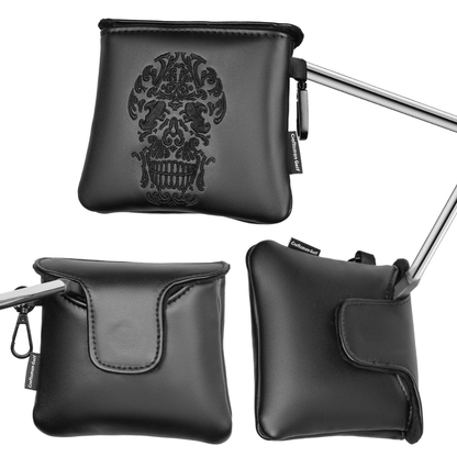 BLACK PU SKULL EMBROIDERY SINGLE-EAR MAGNET SQUARE PUTTER COVER - Funky HeadcoversBLACK PU SKULL EMBROIDERY SINGLE-EAR MAGNET SQUARE PUTTER COVERfunky-headcovers-store-build-klvj8Funky HeadcoversB6012185BLACK PU SKULL EMBROIDERY SINGLE-EAR MAGNET SQUARE PUTTER COVER