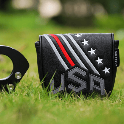 BLACK PU USA DF3 MALLET PUTTER GOLF HEADCOVER - Funky HeadcoversBLACK PU USA DF3 MALLET PUTTER GOLF HEADCOVERfunky-headcovers-store-build-klvj8Funky Headcovers6016802BLACK PU USA DF3 MALLET PUTTER GOLF HEADCOVER