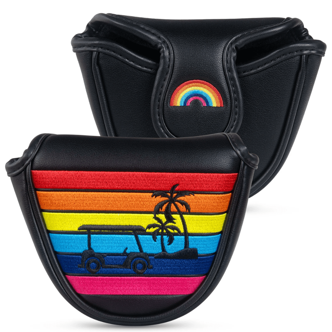 BLACK RAINBOW COCONUT PALM MALLET HEEL SHAFTED PUTTER HEAD COVER - Funky HeadcoversBLACK RAINBOW COCONUT PALM MALLET HEEL SHAFTED PUTTER HEAD COVERfunky-headcovers-store-build-klvj8Funky Headcovers6010679BLACK RAINBOW COCONUT PALM MALLET HEEL SHAFTED PUTTER HEAD COVER