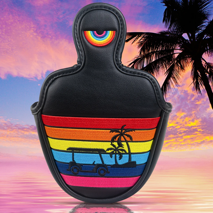 BLACK RAINBOW COCONUT PALM MALLET HEEL SHAFTED PUTTER HEAD COVER - Funky HeadcoversBLACK RAINBOW COCONUT PALM MALLET HEEL SHAFTED PUTTER HEAD COVERfunky-headcovers-store-build-klvj8Funky Headcovers6010679BLACK RAINBOW COCONUT PALM MALLET HEEL SHAFTED PUTTER HEAD COVER