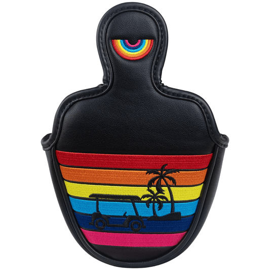 BLACK RAINBOW COCONUT PALM MALLET HEEL SHAFTED PUTTER HEAD COVER - Funky HeadcoversBLACK RAINBOW COCONUT PALM MALLET HEEL SHAFTED PUTTER HEAD COVERfunky-headcovers-store-build-klvj8Funky Headcovers6010679BLACK RAINBOW COCONUT PALM MALLET HEEL SHAFTED PUTTER HEAD COVER