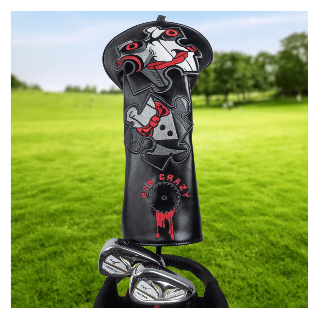 BLACK SAW CRY SERIES EMBROIDERED WOODEN HEAD COVER SETS - Funky HeadcoversBLACK SAW CRY SERIES EMBROIDERED WOODEN HEAD COVER SETSFunky HeadcoversFunky Headcovers6010609DRIVERBLACK SAW CRY SERIES EMBROIDERED WOODEN HEAD COVER SETS