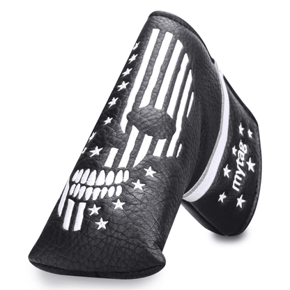 BLACK SKULL PUTTER HEAD COVER - Funky HeadcoversBLACK SKULL PUTTER HEAD COVERFunky HeadcoversFunky HeadcoversB6006706BLACK SKULL PUTTER HEAD COVER
