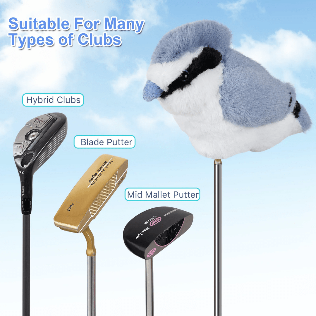 BLUE TIT BLADE PUTTER HEAD COVER - Funky HeadcoversBLUE TIT BLADE PUTTER HEAD COVERFunky HeadcoversFunky HeadcoversB6010415BLUE TIT BLADE PUTTER HEAD COVER