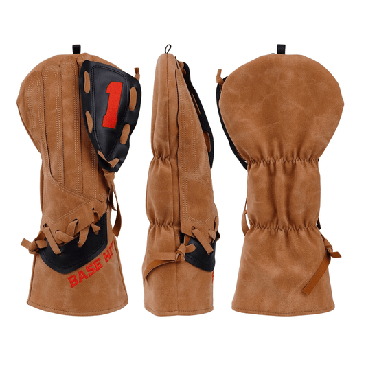 BROWN BASEBALL DRIVER HEAD COVER - Funky HeadcoversBROWN BASEBALL DRIVER HEAD COVERFunky HeadcoversFunky Headcovers6012234BROWN BASEBALL DRIVER HEAD COVER