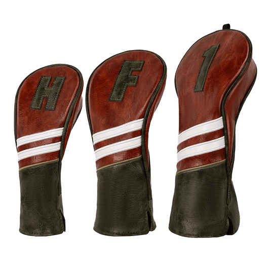 BROWN & BLACK & WHITE GOLF HEAD COVER SET - Funky HeadcoversBROWN & BLACK & WHITE GOLF HEAD COVER SETFunky HeadcoversFunky Headcovers6012210DRIVERBROWN & BLACK & WHITE GOLF HEAD COVER SET