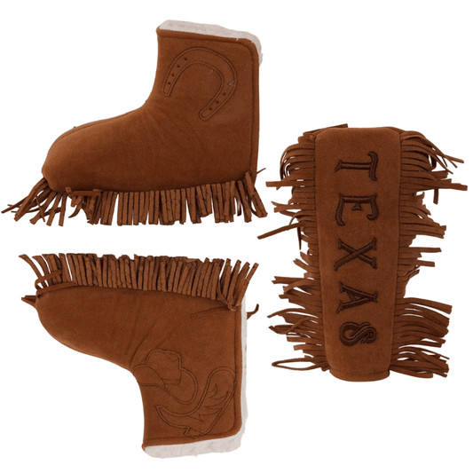 BROWN COWBOY TASSELS BLADE PUTTER HEADCOVER - Funky HeadcoversBROWN COWBOY TASSELS BLADE PUTTER HEADCOVERfunky-headcovers-store-build-klvj8Funky HeadcoversB6012823BROWN COWBOY TASSELS BLADE PUTTER HEADCOVER
