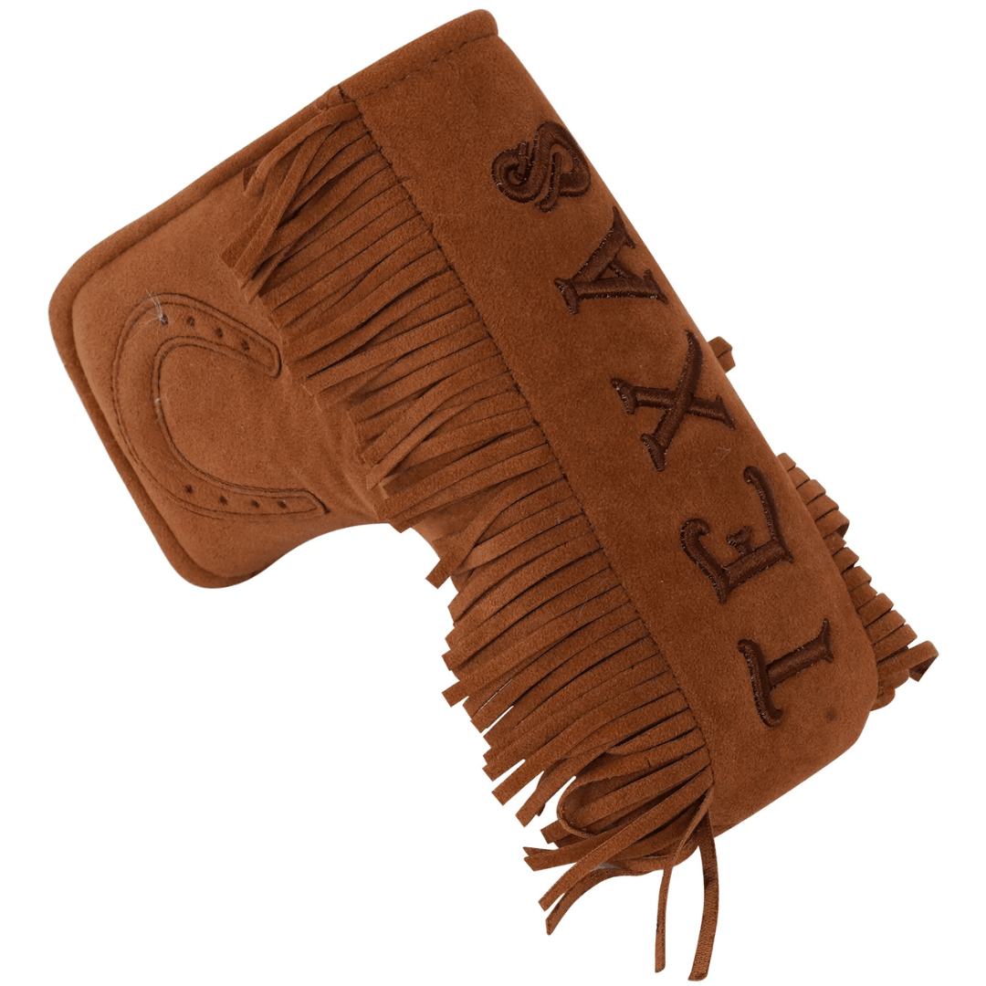 BROWN COWBOY TASSELS BLADE PUTTER HEADCOVER - Funky HeadcoversBROWN COWBOY TASSELS BLADE PUTTER HEADCOVERfunky-headcovers-store-build-klvj8Funky HeadcoversB6012823BROWN COWBOY TASSELS BLADE PUTTER HEADCOVER