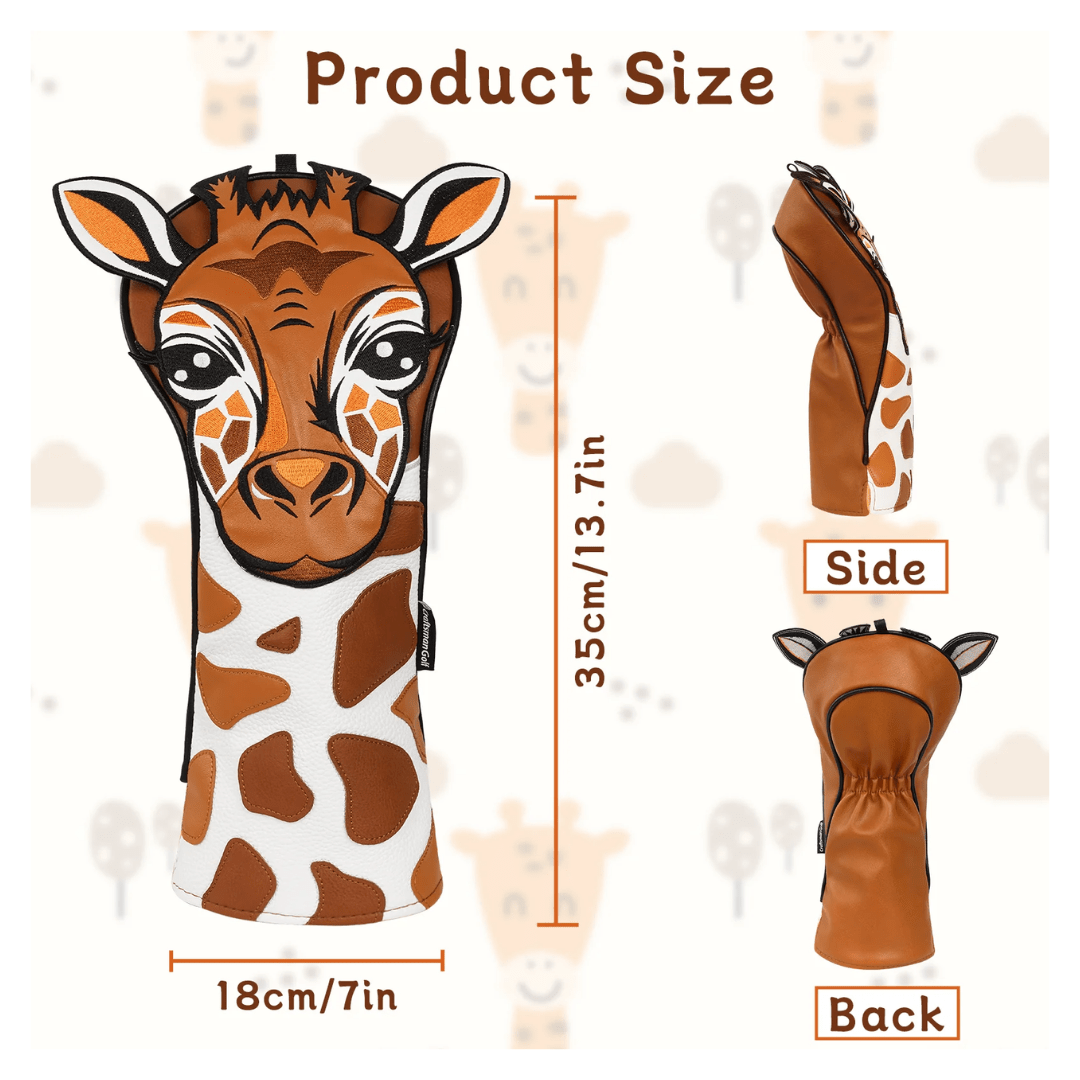 BROWN GIRAFFE DRIVER GOLF HEAD COVERS - Funky HeadcoversBROWN GIRAFFE DRIVER GOLF HEAD COVERSFunky HeadcoversFunky Headcovers6014387BROWN GIRAFFE DRIVER GOLF HEAD COVERS