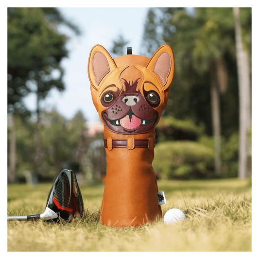 BROWN PU BULLDOG EMBROIDERED DRIVER GOLF HEAD COVER - Funky HeadcoversBROWN PU BULLDOG EMBROIDERED DRIVER GOLF HEAD COVERFunky HeadcoversFunky Headcovers6014743BROWN PU BULLDOG EMBROIDERED DRIVER GOLF HEAD COVER