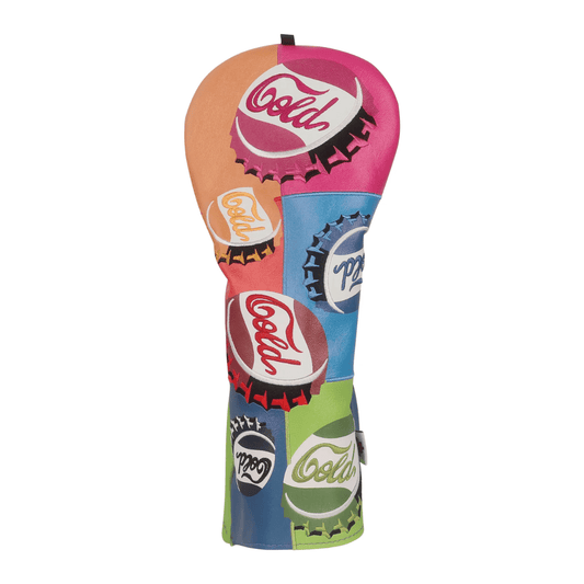 COLORFUL BOTTLE CAP DRIVER GOLF HEADCOVER - Funky HeadcoversCOLORFUL BOTTLE CAP DRIVER GOLF HEADCOVERFunky HeadcoversFunky Headcovers6013247DRIVERCOLORFUL BOTTLE CAP DRIVER GOLF HEADCOVER